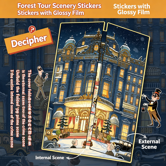 Senyou DIY 3D Scenes Stickers Large version 35.0 decryption series #293