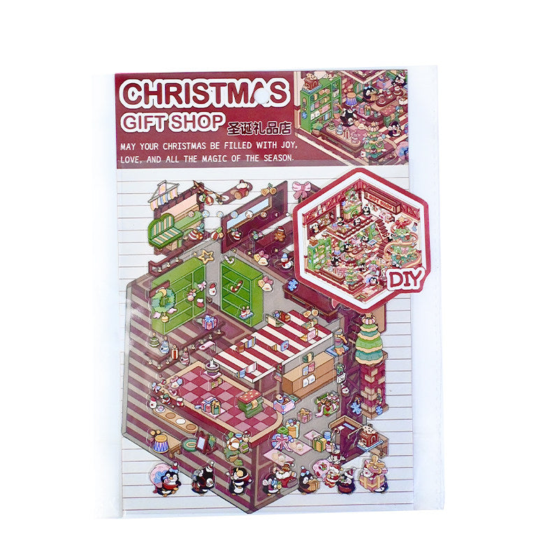 Senyou DIY 3D Scenes Stickers 3.0 Christmas series miniature scenes #297
