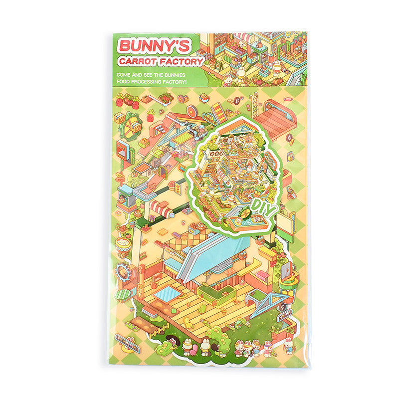 Senyou DIY 3D Scenes Stickers Large version 5.0 Cute Miniature Scene Sticker #298