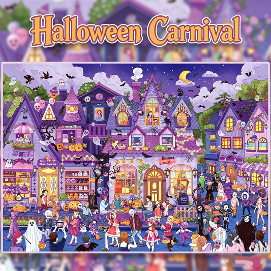 Junbei DIY 3D Scene Stickers 12.0 Christmas & Halloween – Large Miniature Scenes #334
