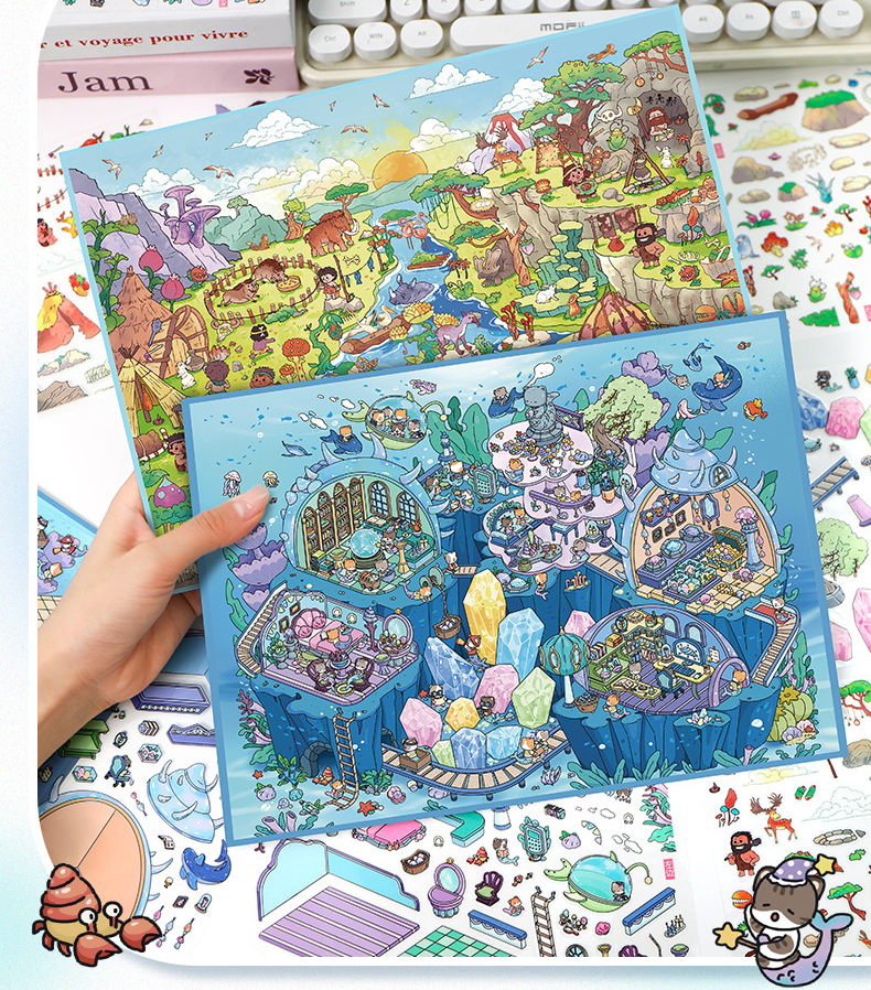 Gift Guide: Best Scene Stickers Sets for Craft Lovers (Worldwide Shipping Available)