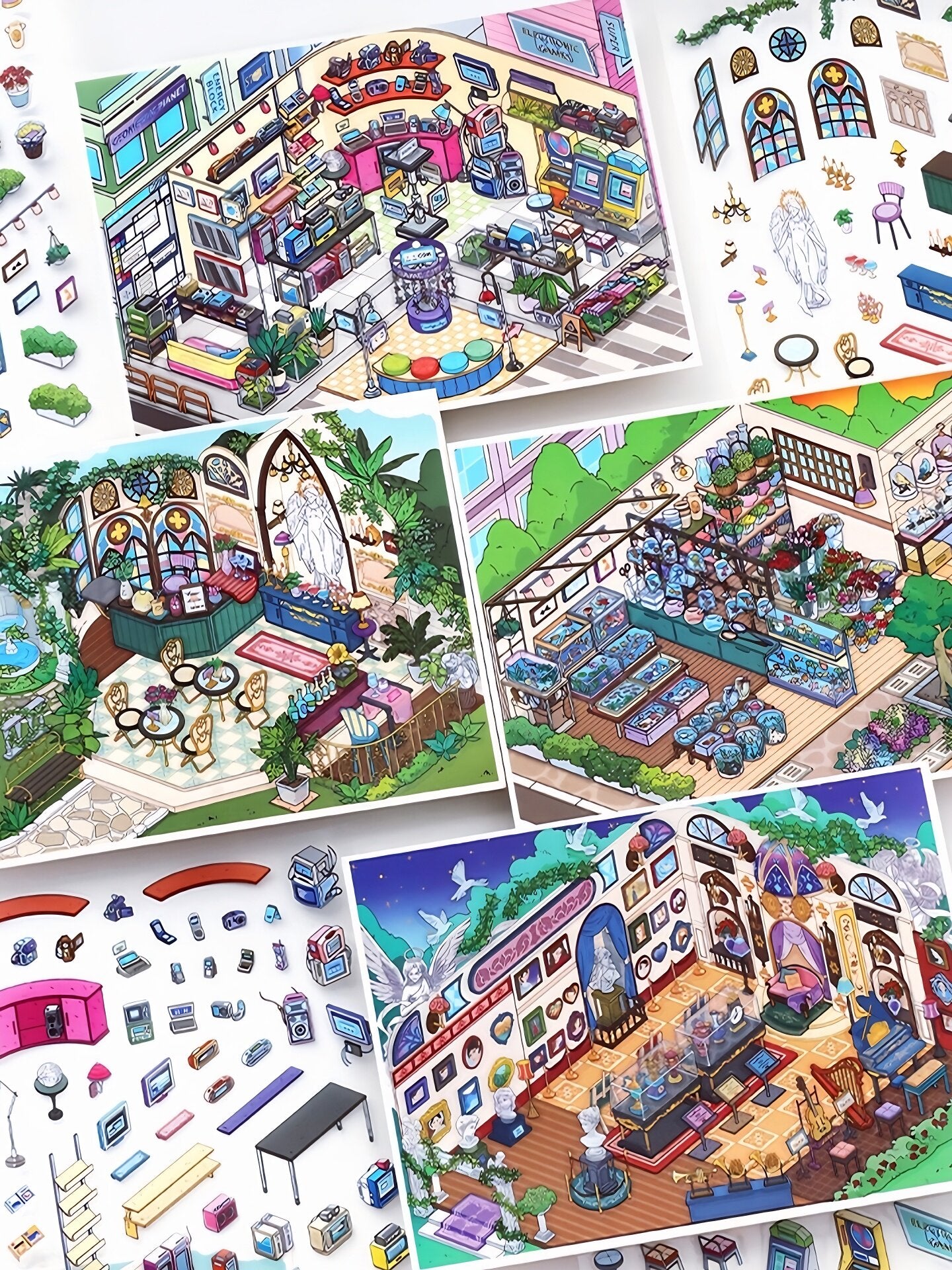 Infeelme's 28th play of DIY 3D Scene Stickers in open today, high difficulty 3D cabin miniature scene stickers#109