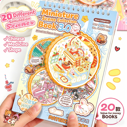 YiLan DIY 3D Scene Stickers 3.0 Cute Pet Paradise&Animal Shop Miniature Scene Collection Book #314