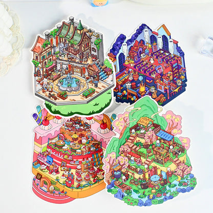 Senyou DIY 3D Scenes Stickers 11.0 Game Series Miniature Scenes #269