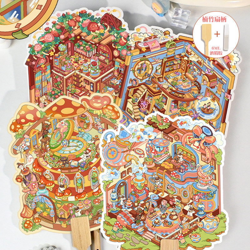 Senyou DIY 3D Scene Stickers 1.0 sub miniature scene #263