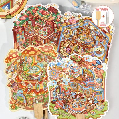 Senyou DIY 3D Scene Stickers 1.0 sub miniature scene #263