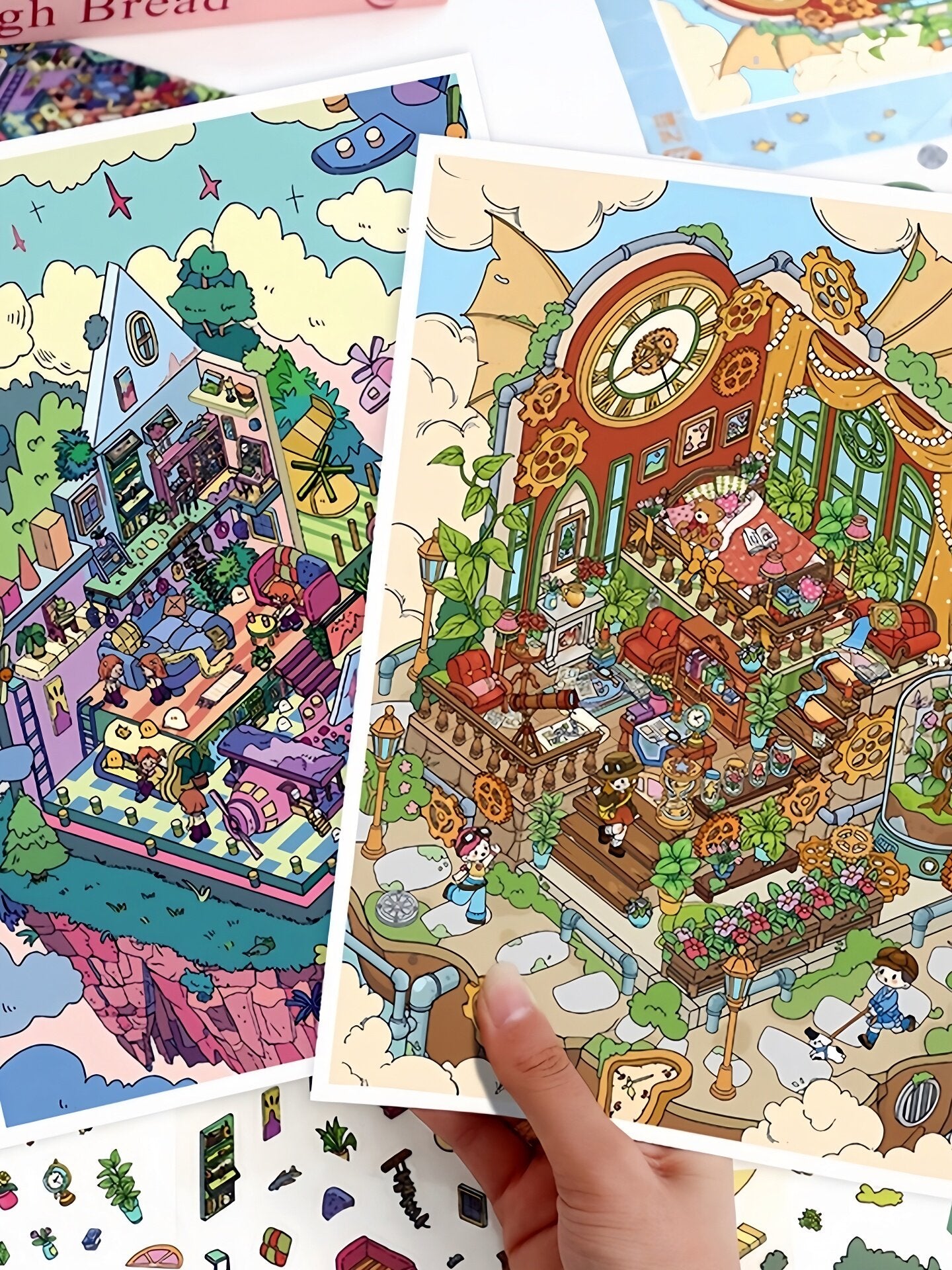 YiLan DIY 3D Scene Stickers 69.0 Large #230