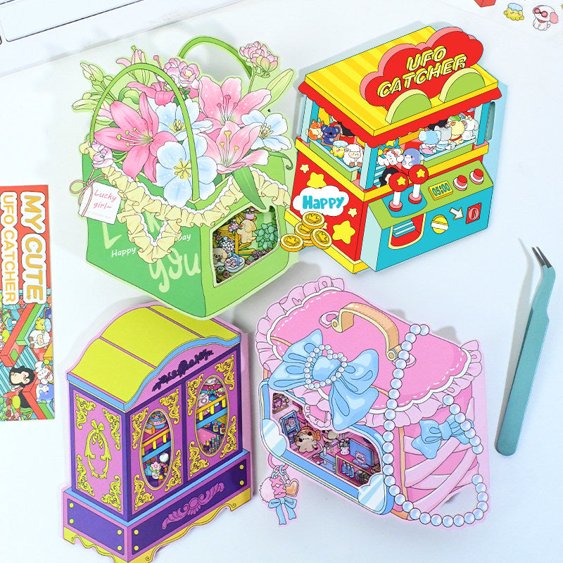 Senyou DIY 3D Scenes Stickers 7.0 Folding Greeting Card Miniature Scene #271