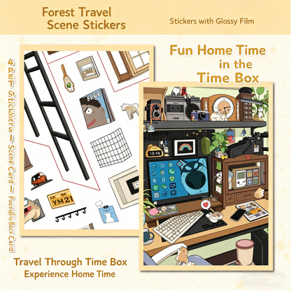 Senyou DIY 3D Scenes Stickers Large version 31.0 micro-horror series #295