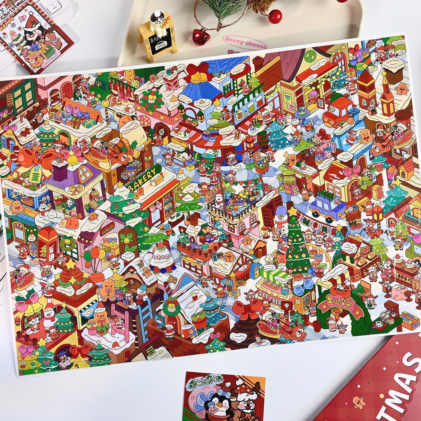 Senyou DIY 3D Scenes Stickers Extra Large Version 2.0 Christmas Series 700+ Element Scene Stickers #305