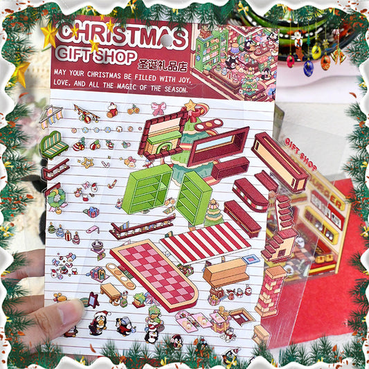 Senyou DIY 3D Scenes Stickers 3.0 Christmas series miniature scenes #297