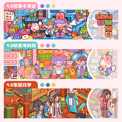 Paper space 3.0-4.0 DIY 3D Scene Stickers large version #182