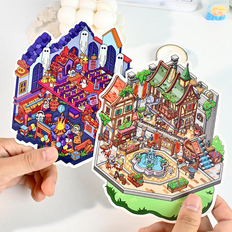 Senyou DIY 3D Scenes Stickers 11.0 Game Series Miniature Scenes #269