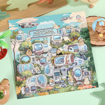 Capybara Jungle Community DIY 3D Scene Stickers #262
