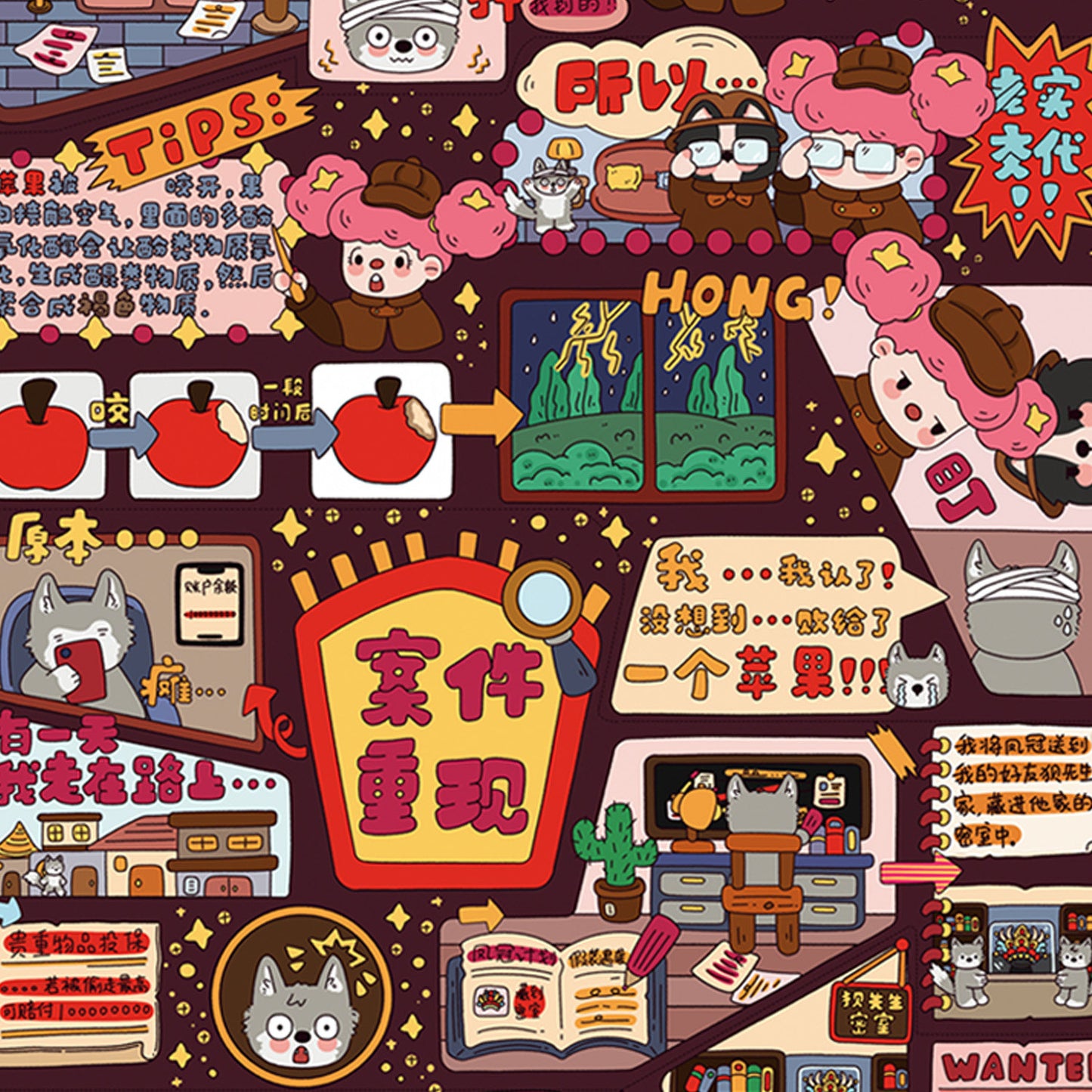 Senyou DIY 3D Scenes Stickers 26.0 detective  Series #276