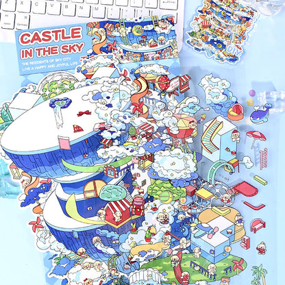 Senyou DIY 3D Scenes Stickers Extra Large version 3.0 Miniature Scene Sticker #299