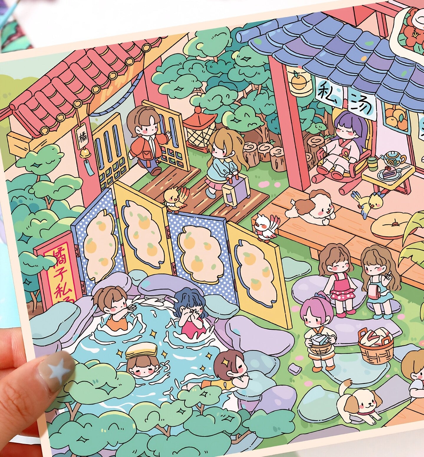 YiLan DIY 3D Scene Stickers 40.0 Extra large landscaping sticker #220