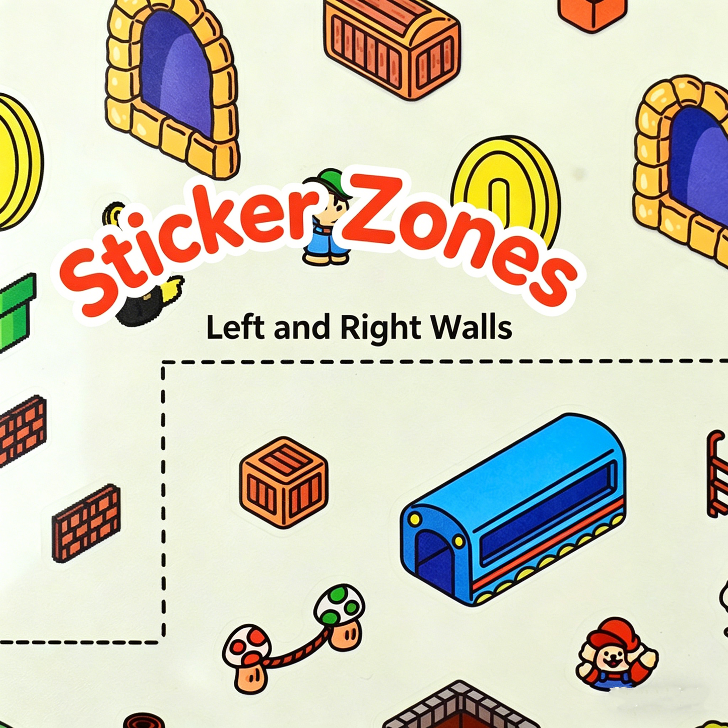 Senyou DIY 3D Scenes Stickers Large version 9.0 game series #296