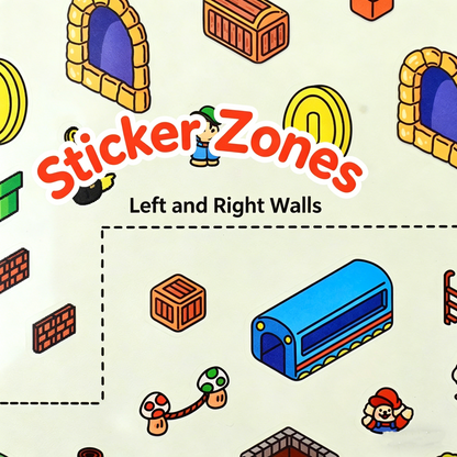 Senyou DIY 3D Scenes Stickers Large version 9.0 game series #296
