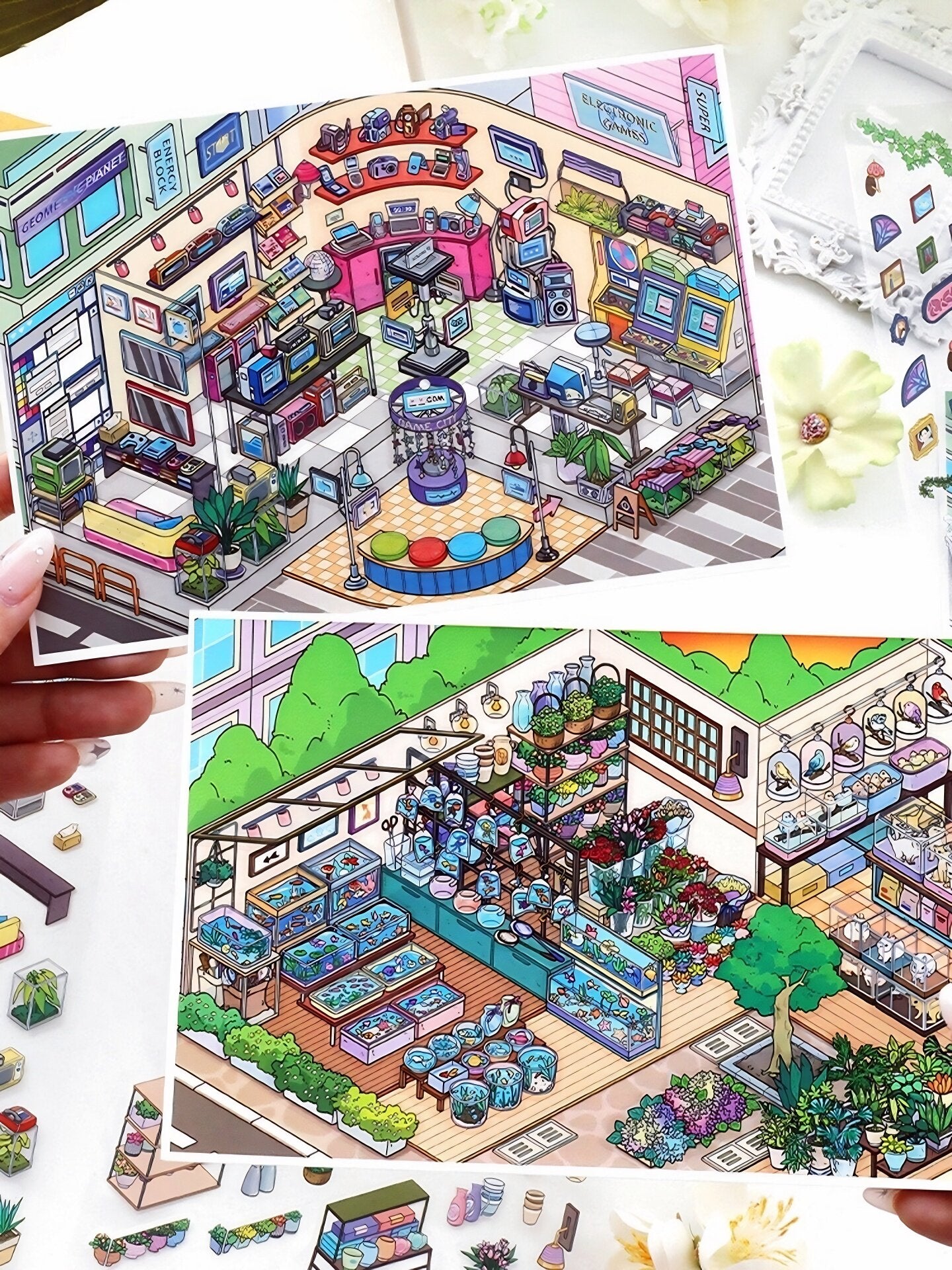 Infeelme's 28th play of DIY 3D Scene Stickers in open today, high difficulty 3D cabin miniature scene stickers#109