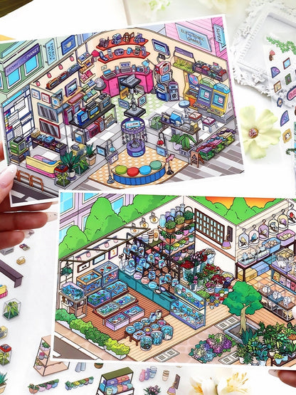 Infeelme's 28th play of DIY 3D Scene Stickers in open today, high difficulty 3D cabin miniature scene stickers#109