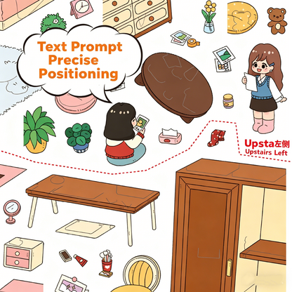 Senyou DIY 3D Scenes Stickers Large Version 38.0 Little Girl Loft Series #270