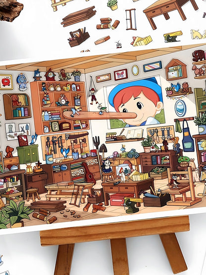 Infeelme's 16th play of DIY 3D Scene Stickers  in open today, My Cabin Landscape Stickers Cute DIY Handmade Miniature Scene Stickers#118