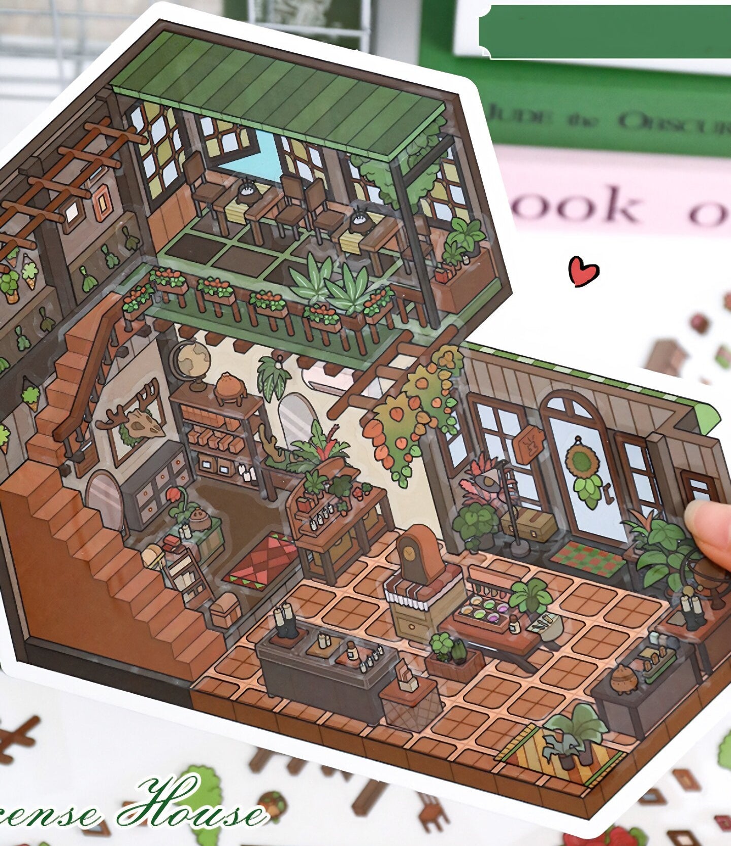 YiLan DIY 3D Scene Stickers 52.0 Large Miniature Scene #247