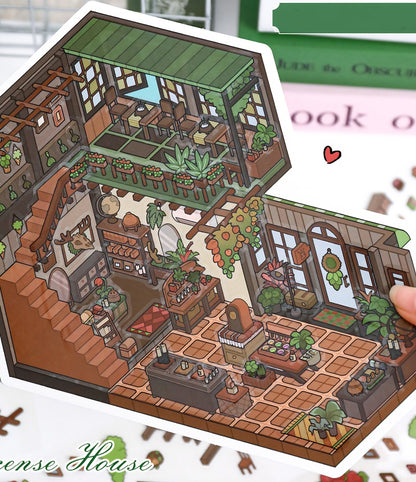 YiLan DIY 3D Scene Stickers 52.0 Large Miniature Scene #247