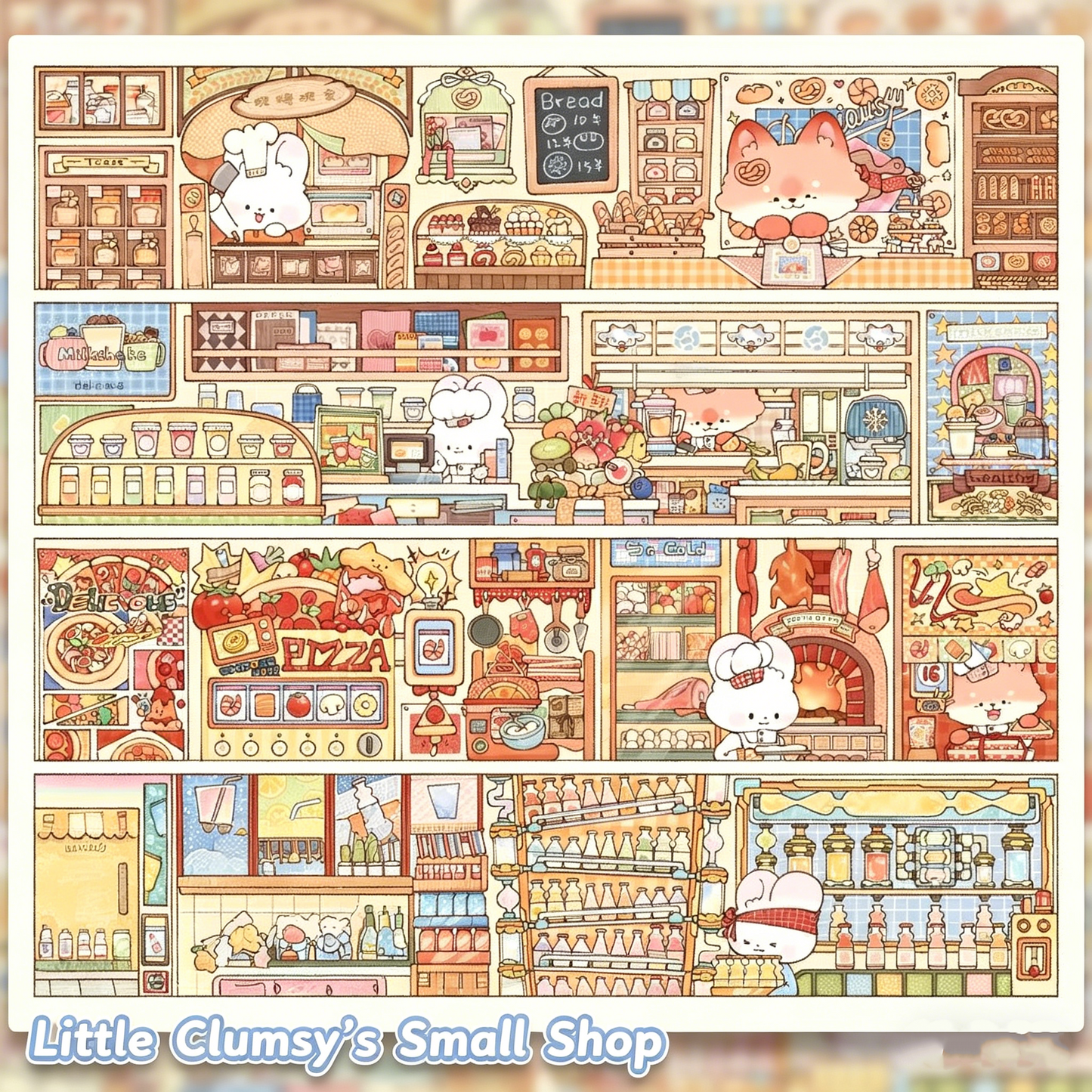 Kawano DIY 3D Scene Stickers 3.0 Series [Kawano Studio] Large Difficult Miniature Scene 3D Stereoscopic Cabin Sticker #216