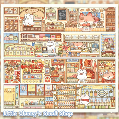 Kawano DIY 3D Scene Stickers 3.0 Series [Kawano Studio] Large Difficult Miniature Scene 3D Stereoscopic Cabin Sticker #216