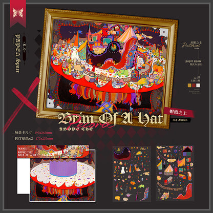 Paper space 7.0 + 8.0 DIY 3D Scene Stickers large version Art Museum Wonder Day #188