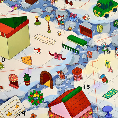 Senyou DIY 3D Scenes Stickers Extra Large Version 2.0 Christmas Series 700+ Element Scene Stickers #305