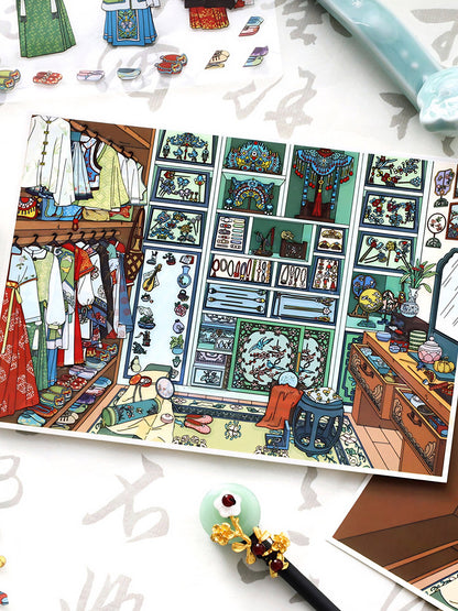 Infeelme's 18th play of DIY 3D Scene Stickers in open today, My Cabin Landscaping Sticker Cute DIY Handmade Miniature Scene Sticker#125