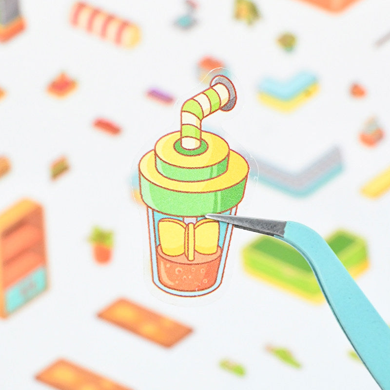 Senyou DIY 3D Scenes Stickers Large version 5.0 Cute Miniature Scene Sticker #298