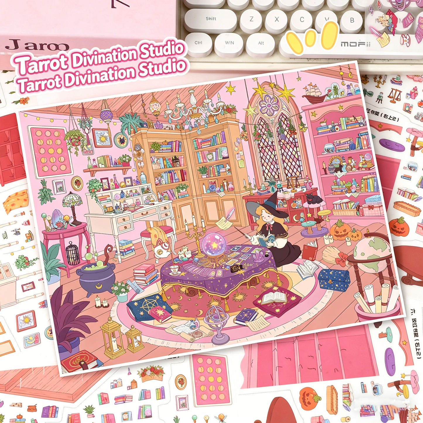 YiLan DIY 3D Scenes Stickers 148.0 Cozy Healing Cottage Series #306