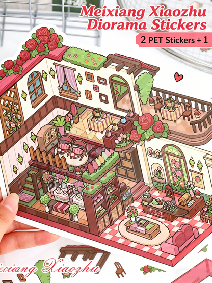YiLan DIY 3D Scene Stickers 52.0 Large Miniature Scene #247