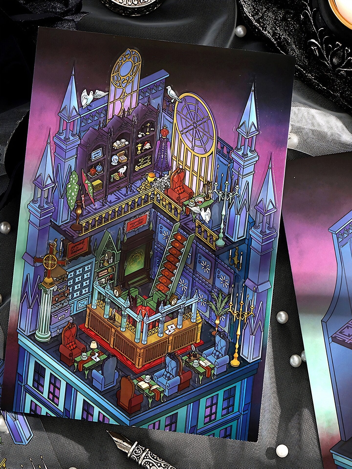 Infeelme's 16th play of DIY 3D Scene Stickers  in open today, cute DIY handmade miniature scenes#115