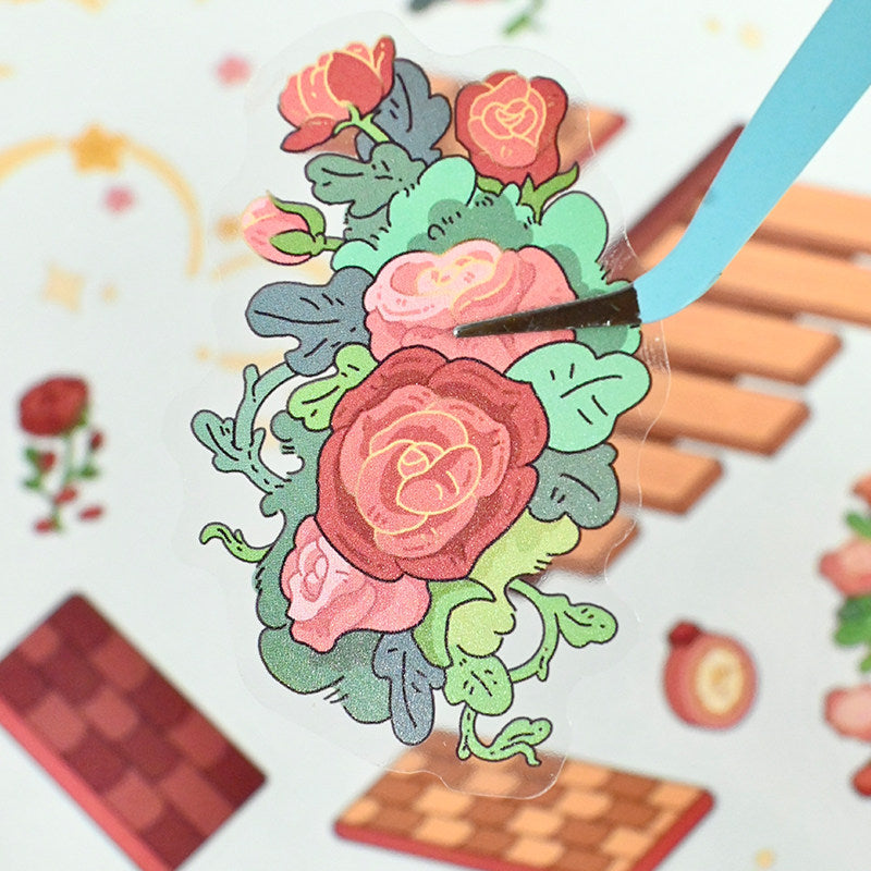 Senyou DIY 3D Scenes Stickers Large Version 12.0 The Little Prince Series Scene Stickers #301