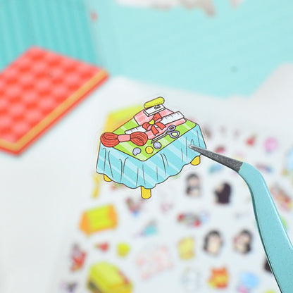 Senyou DIY 3D Scenes Stickers 7.0 Folding Greeting Card Miniature Scene #271