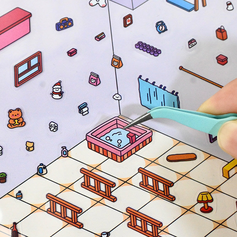 Senyou DIY 3D Scenes Stickers Extra Large Version 2.0 3D House Stickers #304