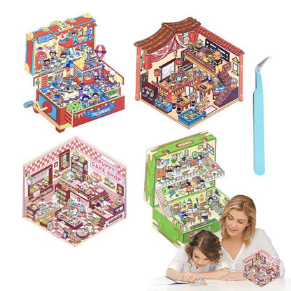 Senyou DIY 3D Scenes Stickers 4.0 My Cabin Sticker Miniature Scene #278