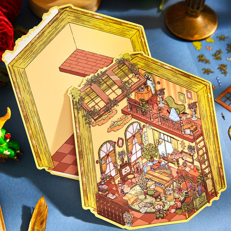 Star Dream Prince | 3D House Mini Scene Scene Stickers # 52