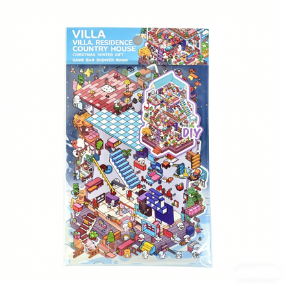 Senyou DIY 3D Scenes Stickers Extra Large Version 2.0 3D House Stickers #304