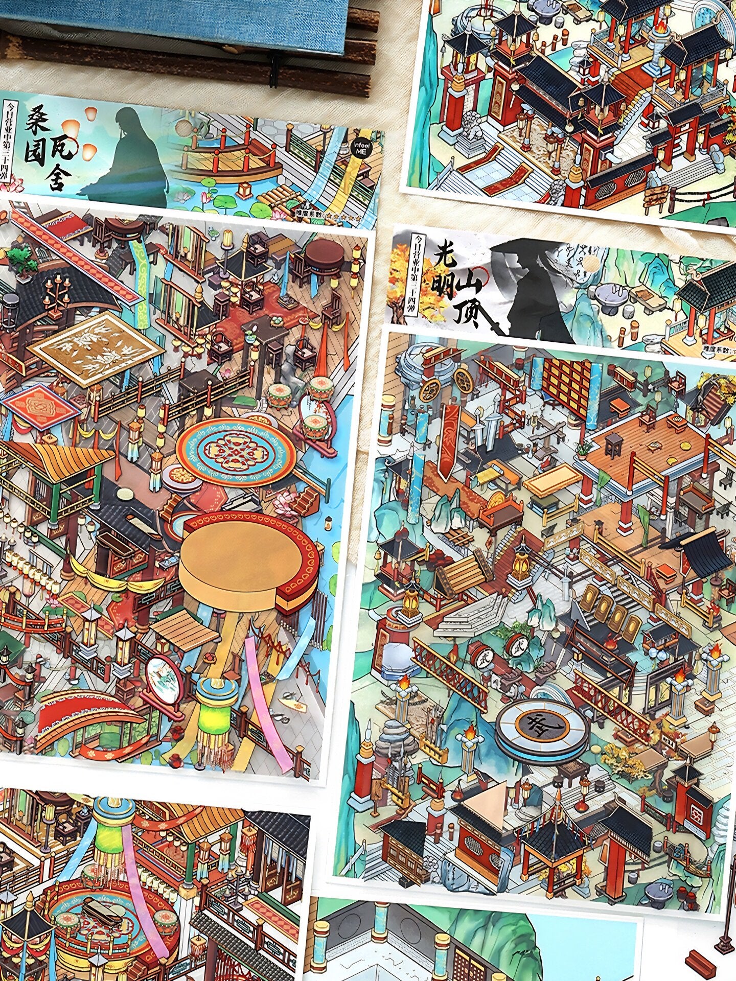 Infeelme's 34th play of DIY 3D Scene Stickers  in open today,34.0 Miniature Scene Stickers, Large Size#113