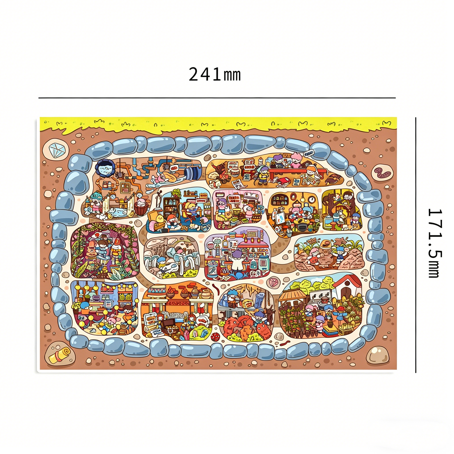 Senyou DIY 3D Scenes Stickers Large version 29.0 Royal Apartment B #285