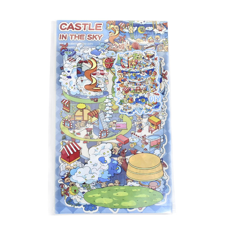 Senyou DIY 3D Scenes Stickers Extra Large version 3.0 Miniature Scene Sticker #299