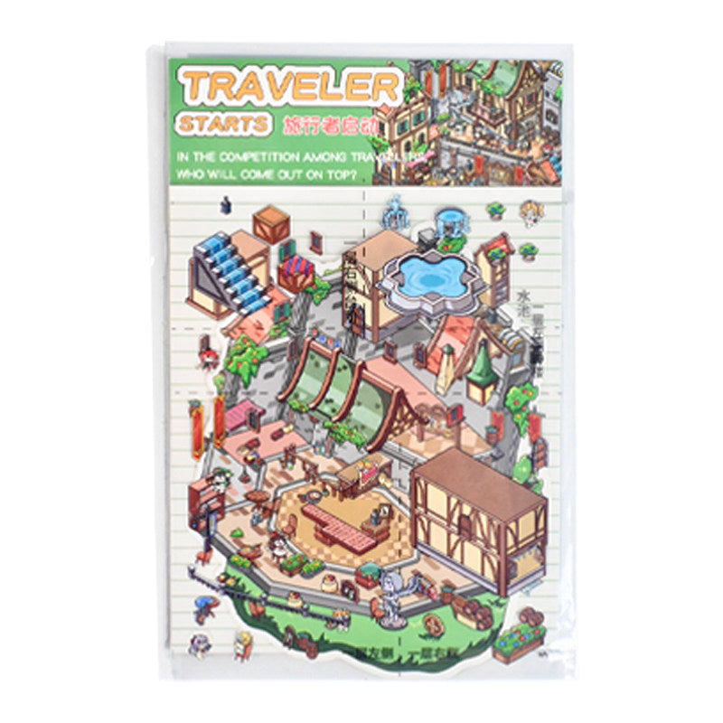 Senyou DIY 3D Scenes Stickers 11.0 Game Series Miniature Scenes #269