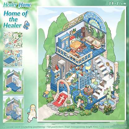 YiLan DIY 3D Scene Stickers 121.0 High Difficulty Miniature Scene Stickers #311