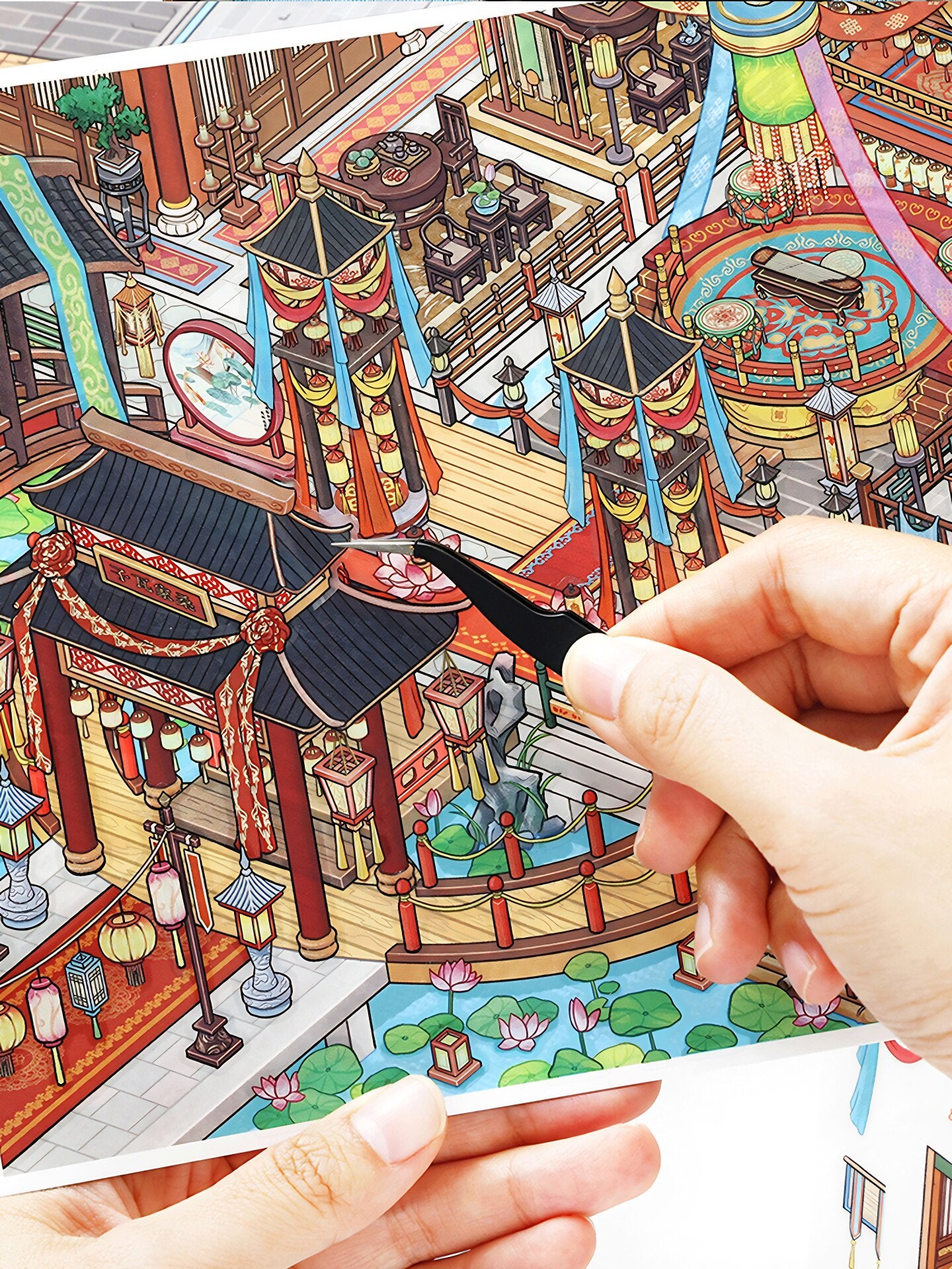 Infeelme's 34th play of DIY 3D Scene Stickers  in open today,34.0 Miniature Scene Stickers, Large Size#113